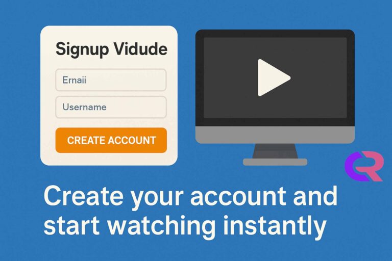 Signup Vidude Create your account
