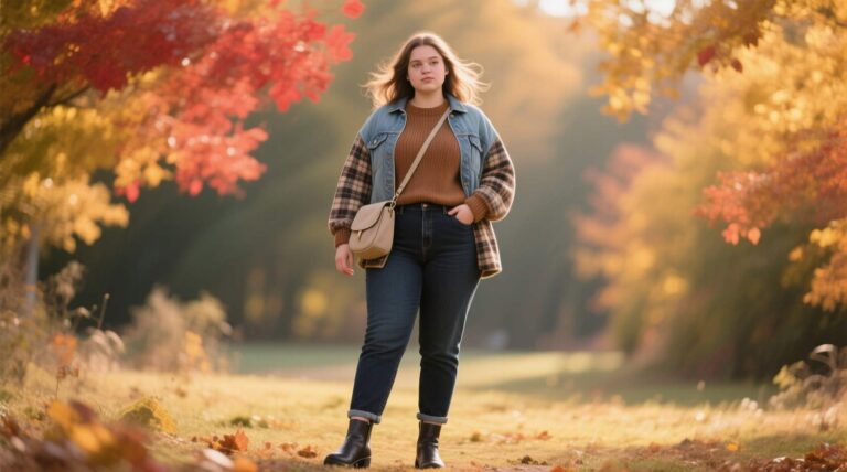 Casual Fall Outfits for Plus Size Teens